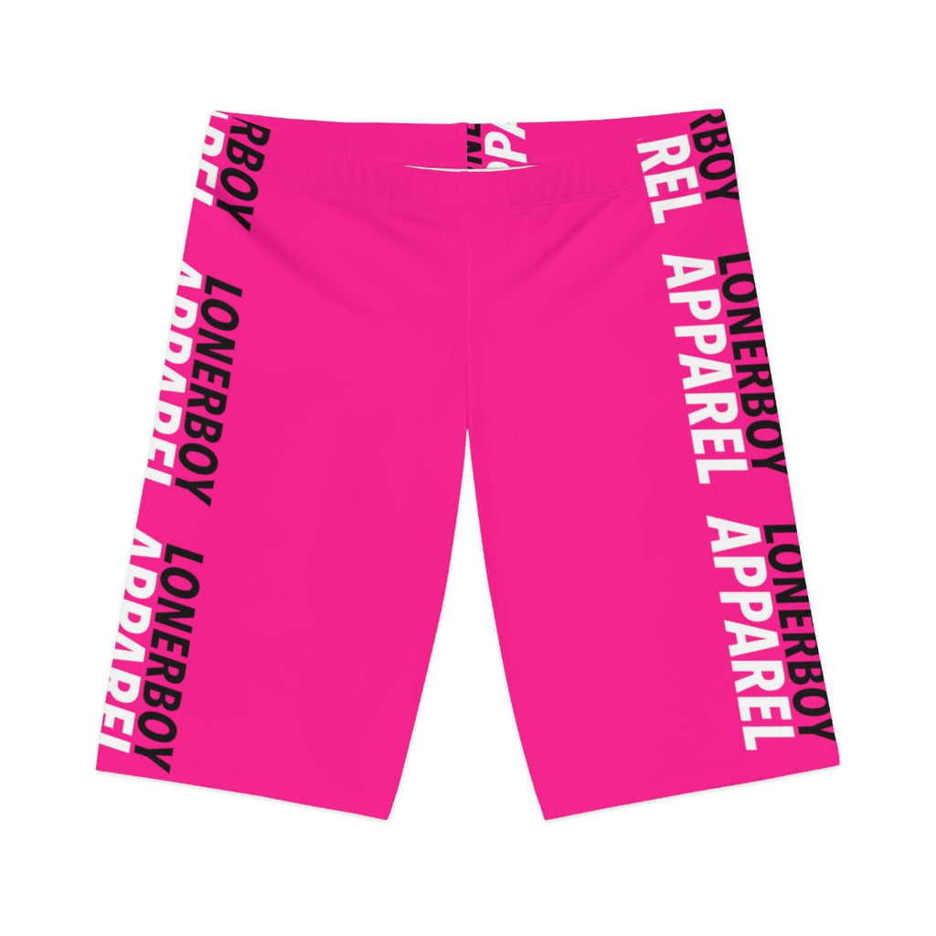 Women's Motorsport Biker Shorts (Sporty Pink)