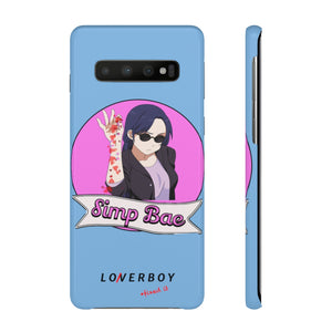 “Simp Bae” (Heartbreak Blue) Snap Case