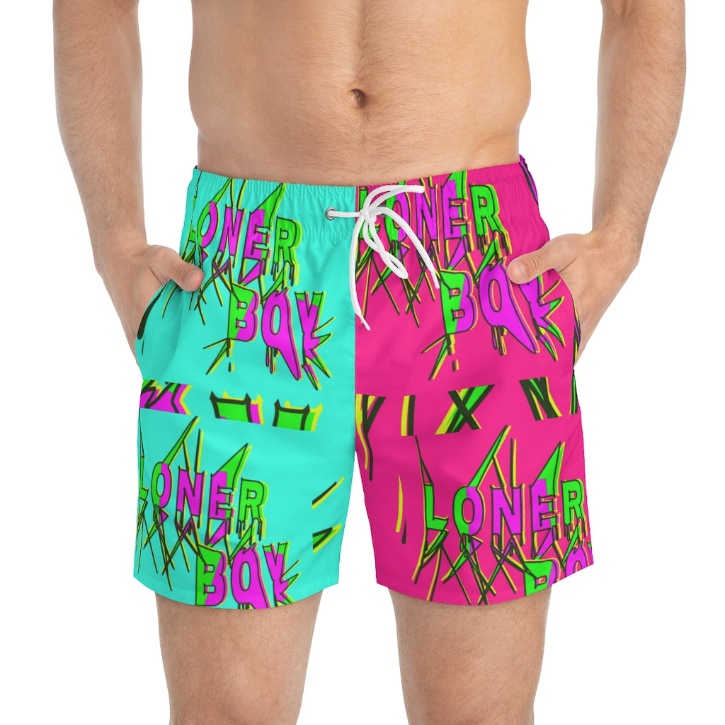 Men’s ABSTRAK “NOW & L8R” Swim Trunks