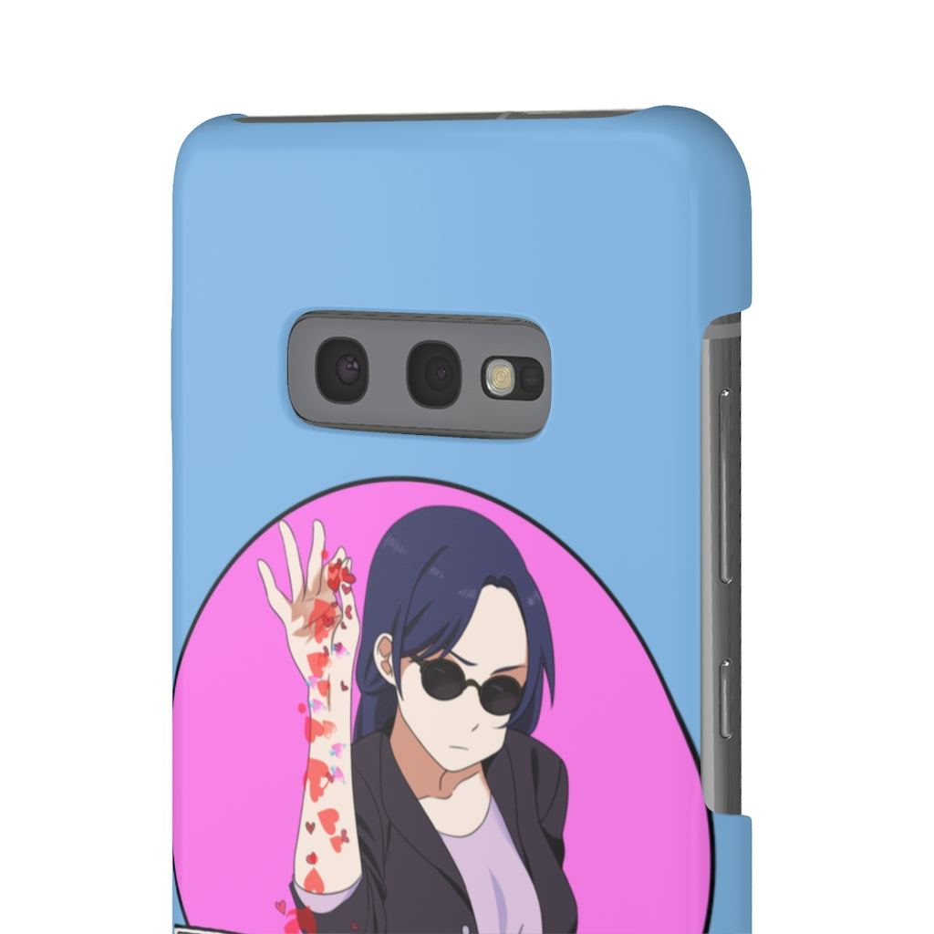 “Simp Bae” (Heartbreak Blue) Snap Case