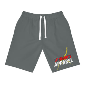 “Shot Caller” GRAY Athletic Long Shorts