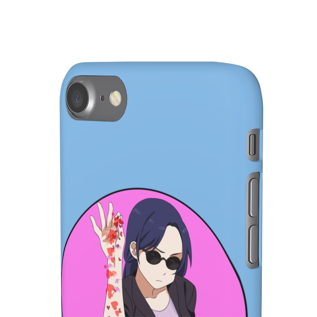 “Simp Bae” (Heartbreak Blue) Snap Case