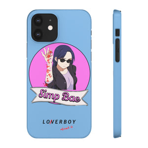 “Simp Bae” (Heartbreak Blue) Snap Case