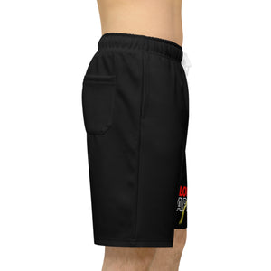 “Shot Caller” BLACK Athletic Long Shorts