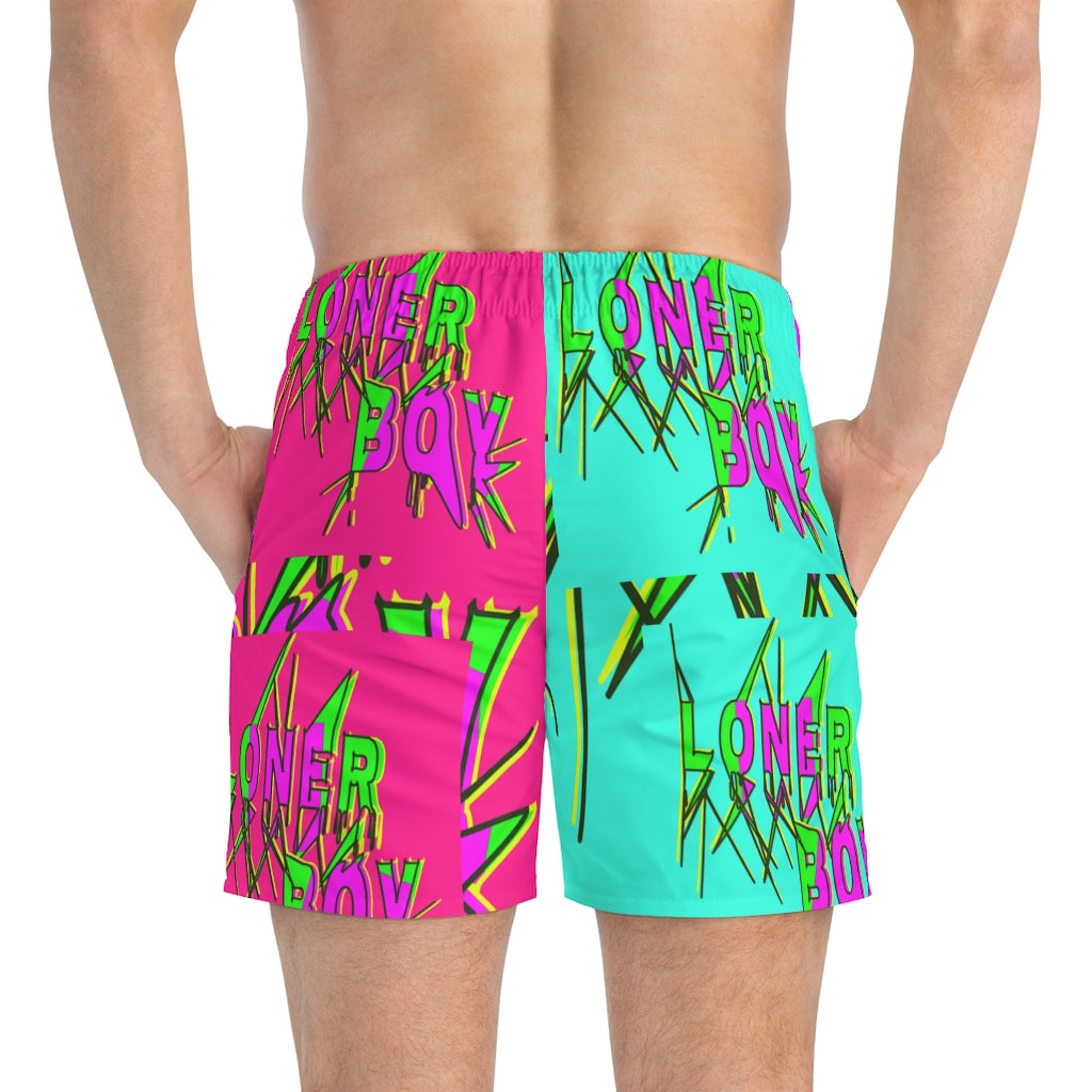 Men’s ABSTRAK “NOW & L8R” Swim Trunks