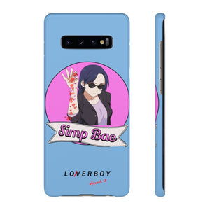 “Simp Bae” (Heartbreak Blue) Snap Case