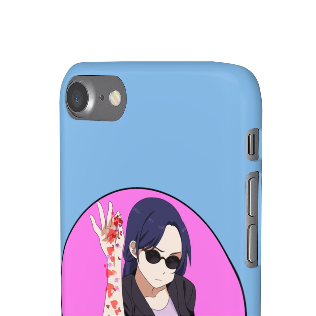 “Simp Bae” (Heartbreak Blue) Snap Case