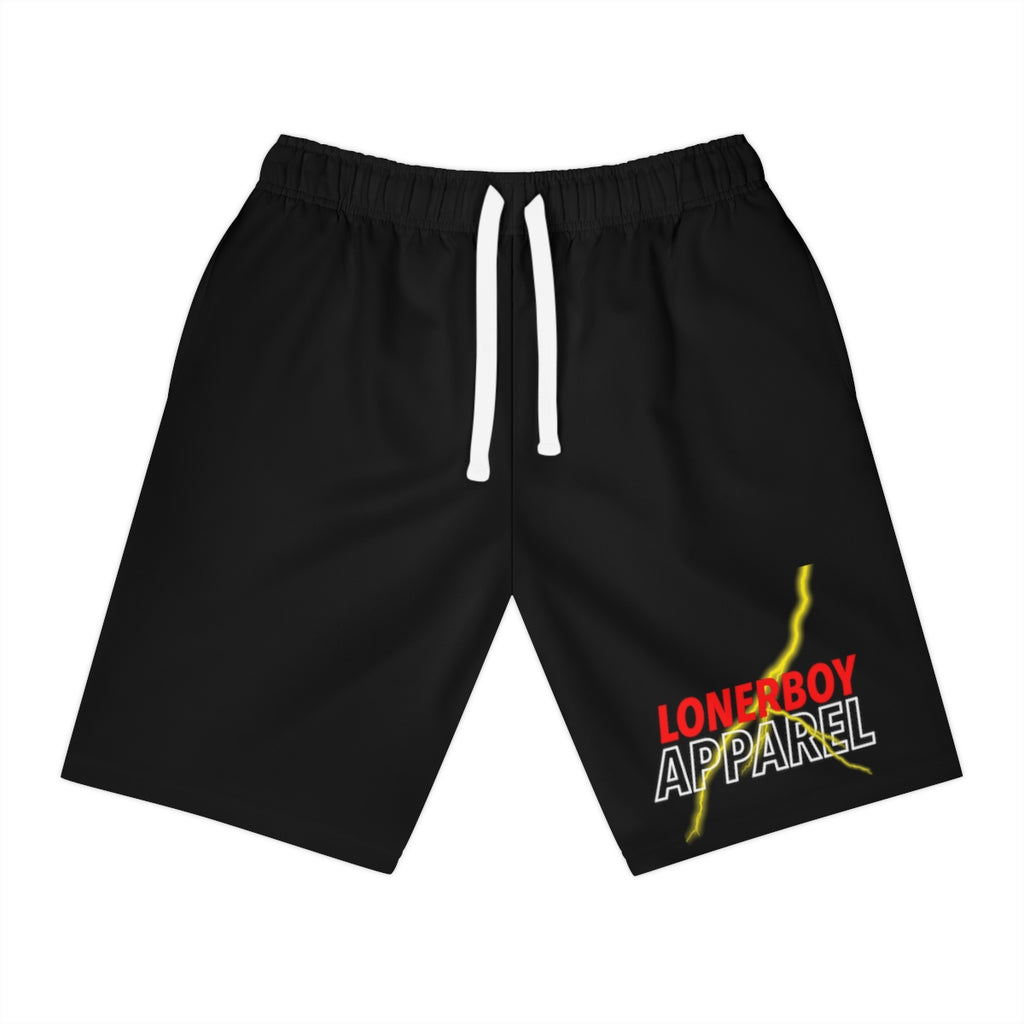 “Shot Caller” BLACK Athletic Long Shorts