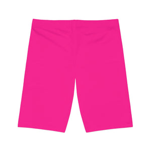 Women's Motorsport Biker Shorts (Sporty Pink)