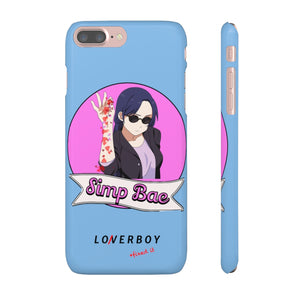 “Simp Bae” (Heartbreak Blue) Snap Case