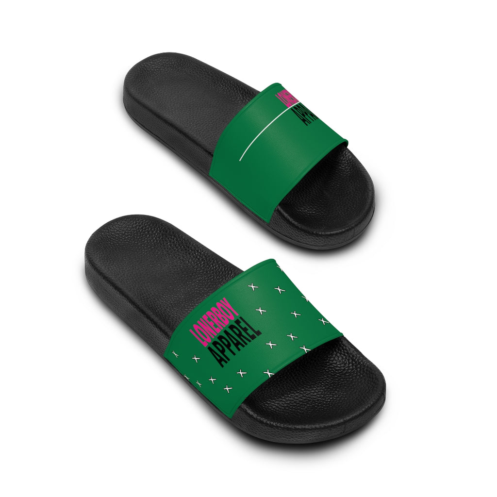 Women's Candy Apple Mix-Print Slides