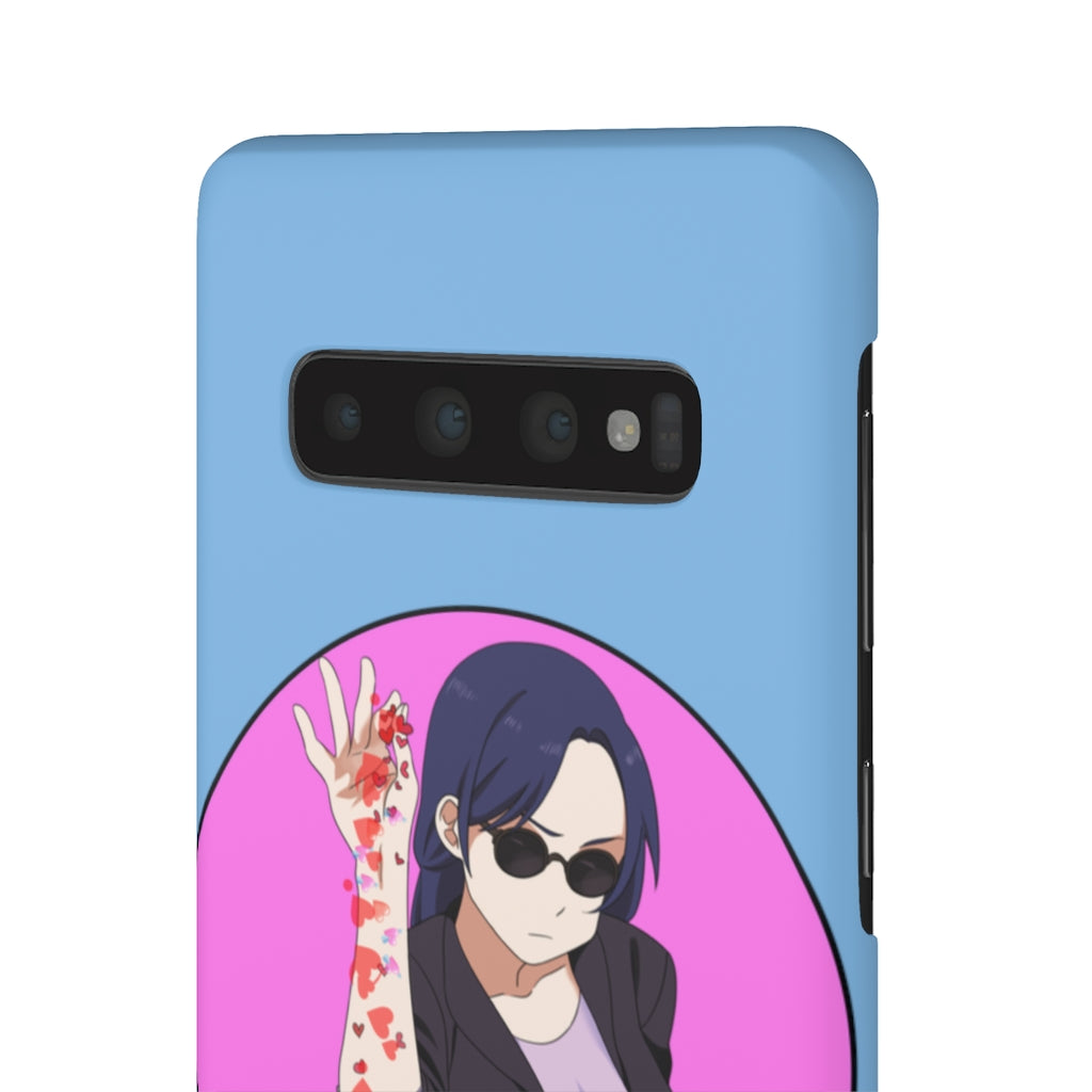 “Simp Bae” (Heartbreak Blue) Snap Case