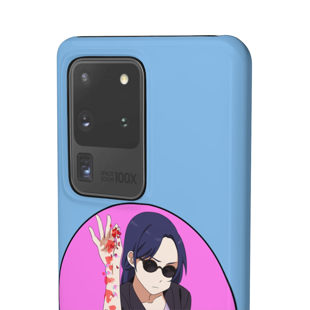 “Simp Bae” (Heartbreak Blue) Snap Case