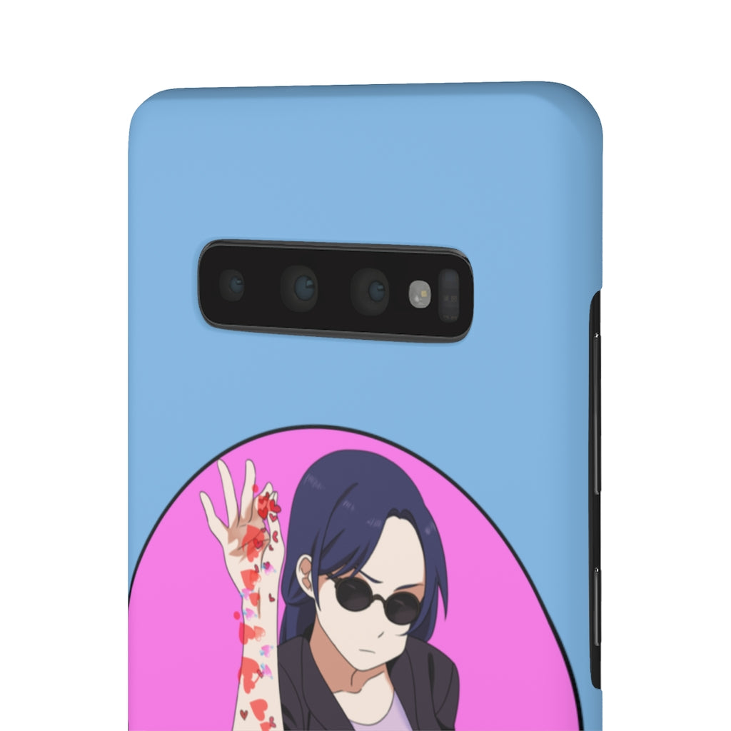 “Simp Bae” (Heartbreak Blue) Snap Case