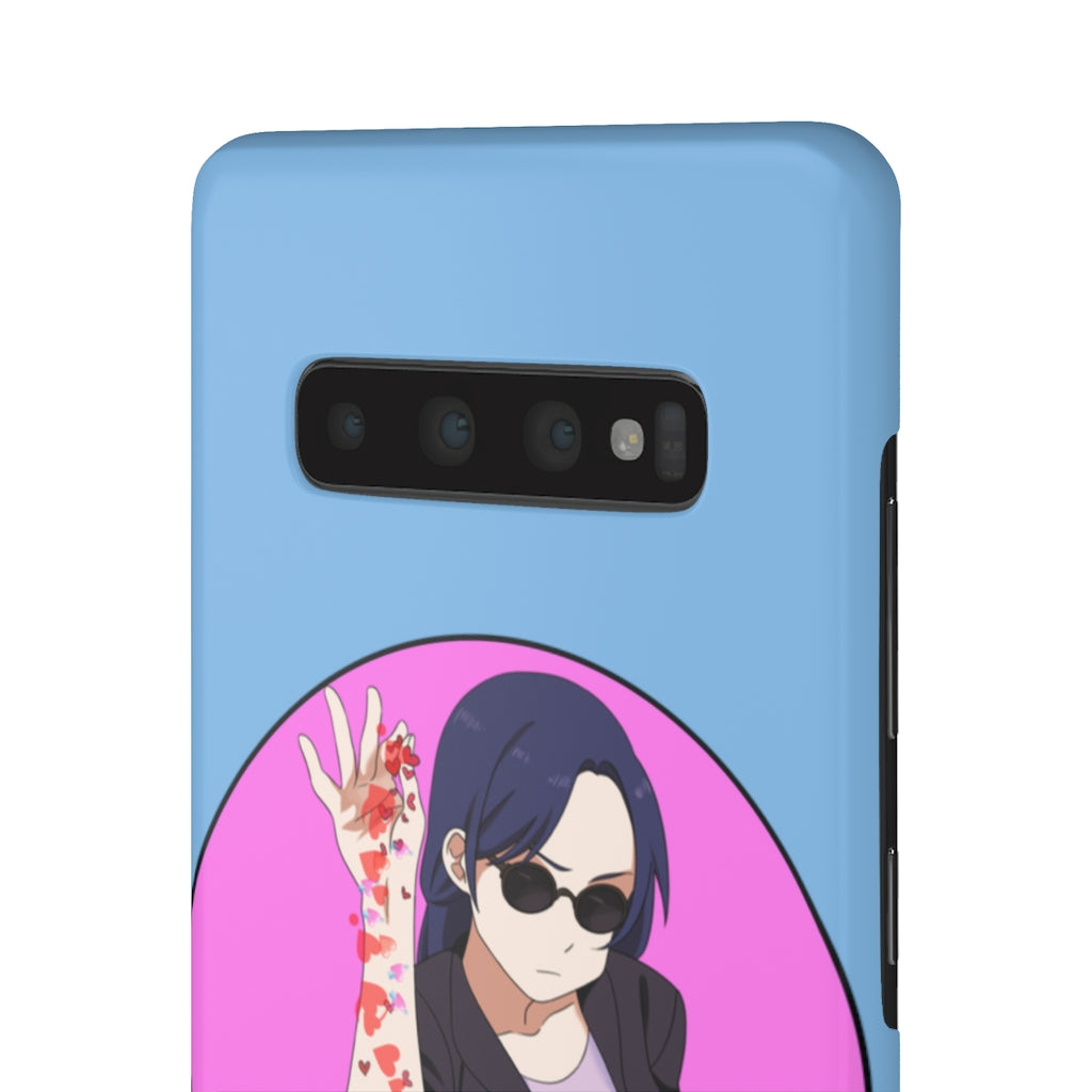 “Simp Bae” (Heartbreak Blue) Snap Case