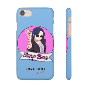 “Simp Bae” (Heartbreak Blue) Snap Case