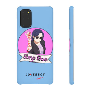 “Simp Bae” (Heartbreak Blue) Snap Case