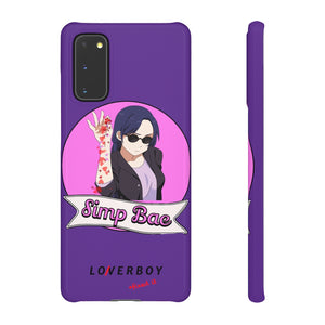 “Simp Bae” (Passion Purple) Snap Case