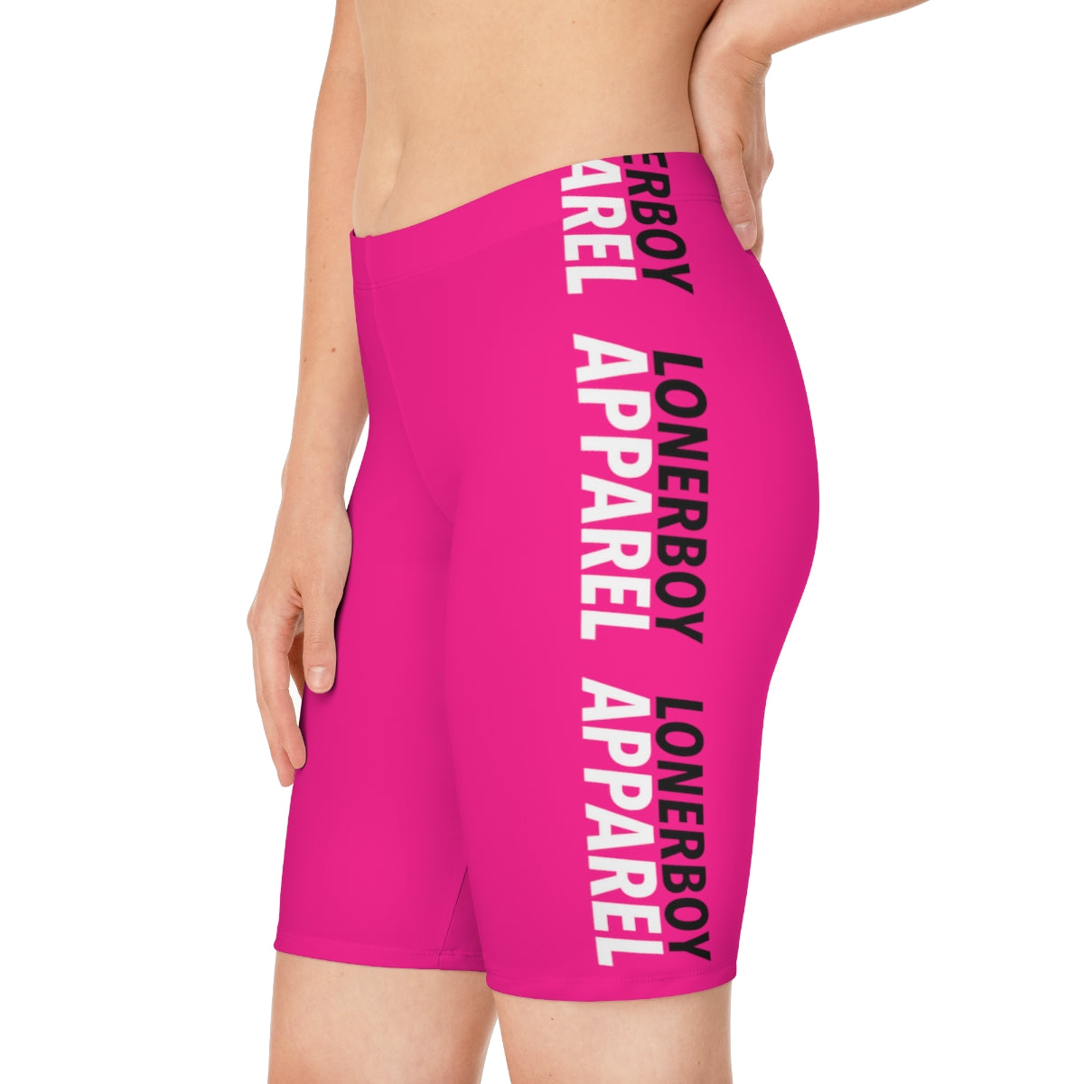 Women's Motorsport Biker Shorts (Sporty Pink)