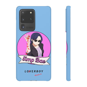 “Simp Bae” (Heartbreak Blue) Snap Case