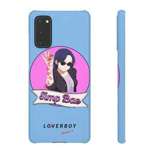 “Simp Bae” (Heartbreak Blue) Snap Case